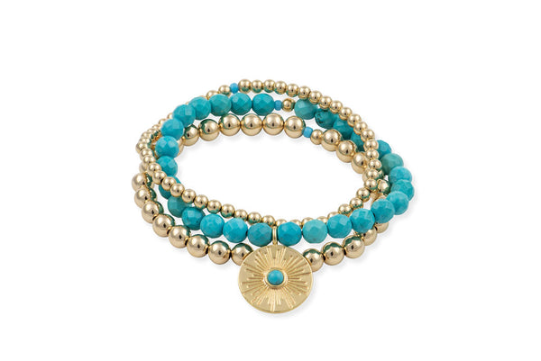 Sun Child - Gold/Turquoise