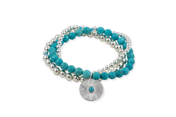 Sun Child - Silver/Turquoise