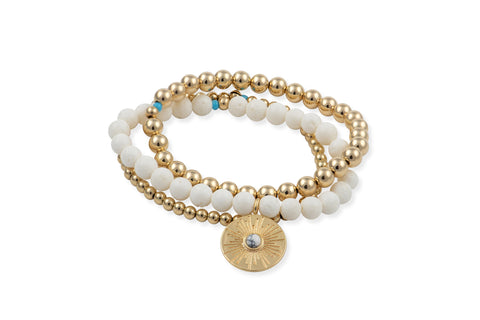 Sun Child - Gold/White